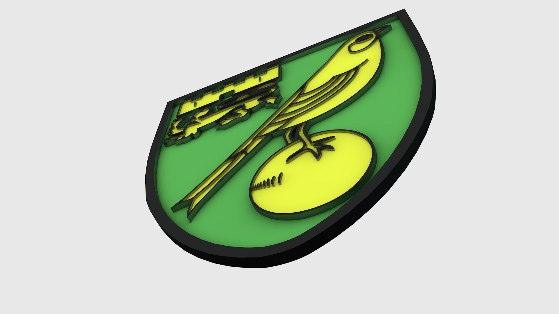 Norwich Logo 3D model_1