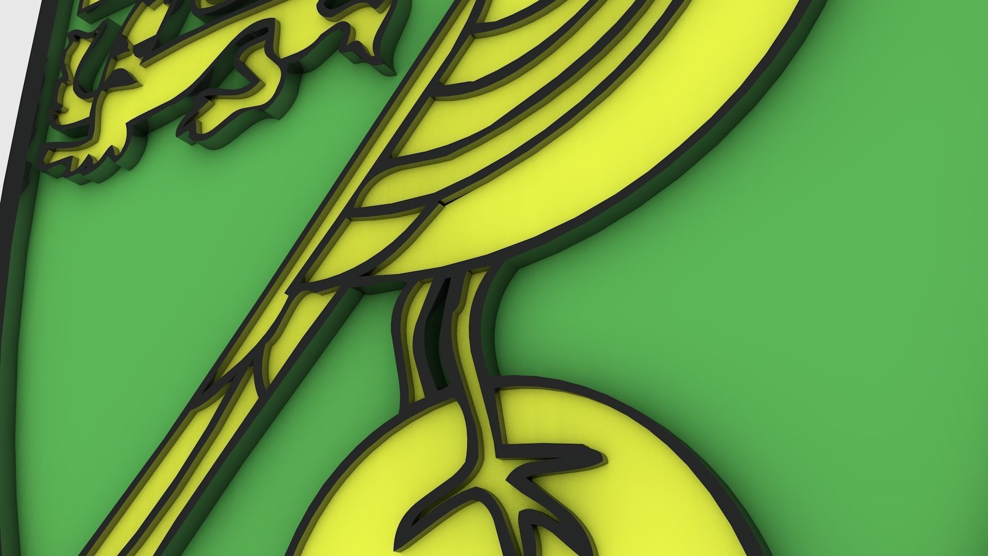 Norwich Logo 3D model_5