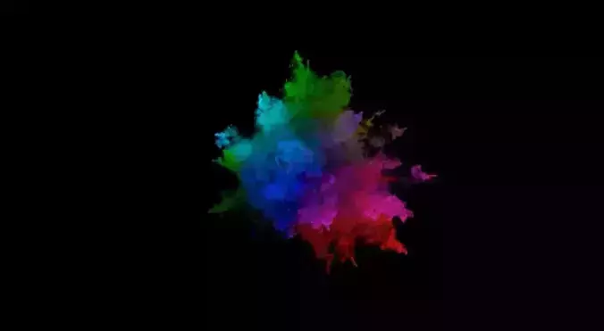 Colorful Smoke Explosion FX