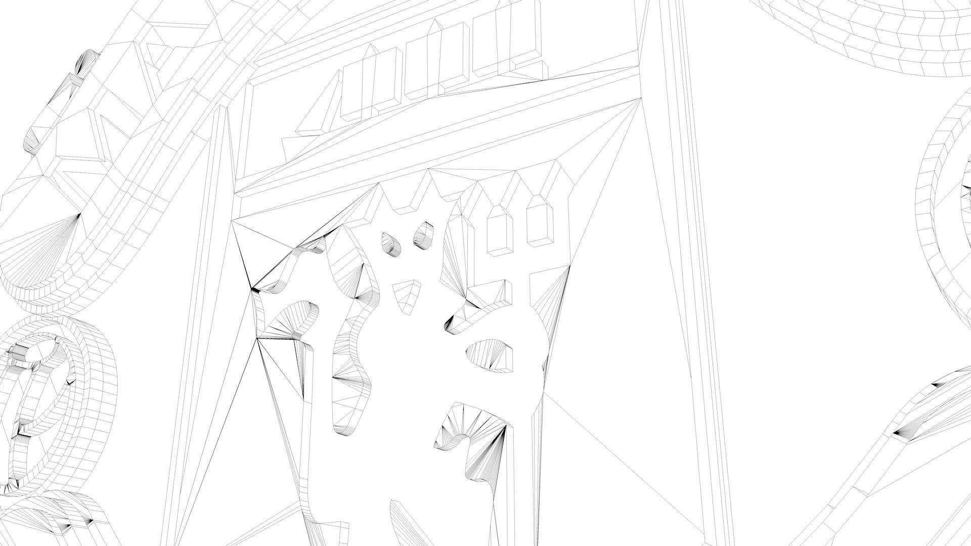 Manchester United Logo 3D model_11