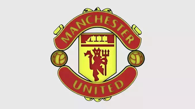 Manchester United Logo 3D model