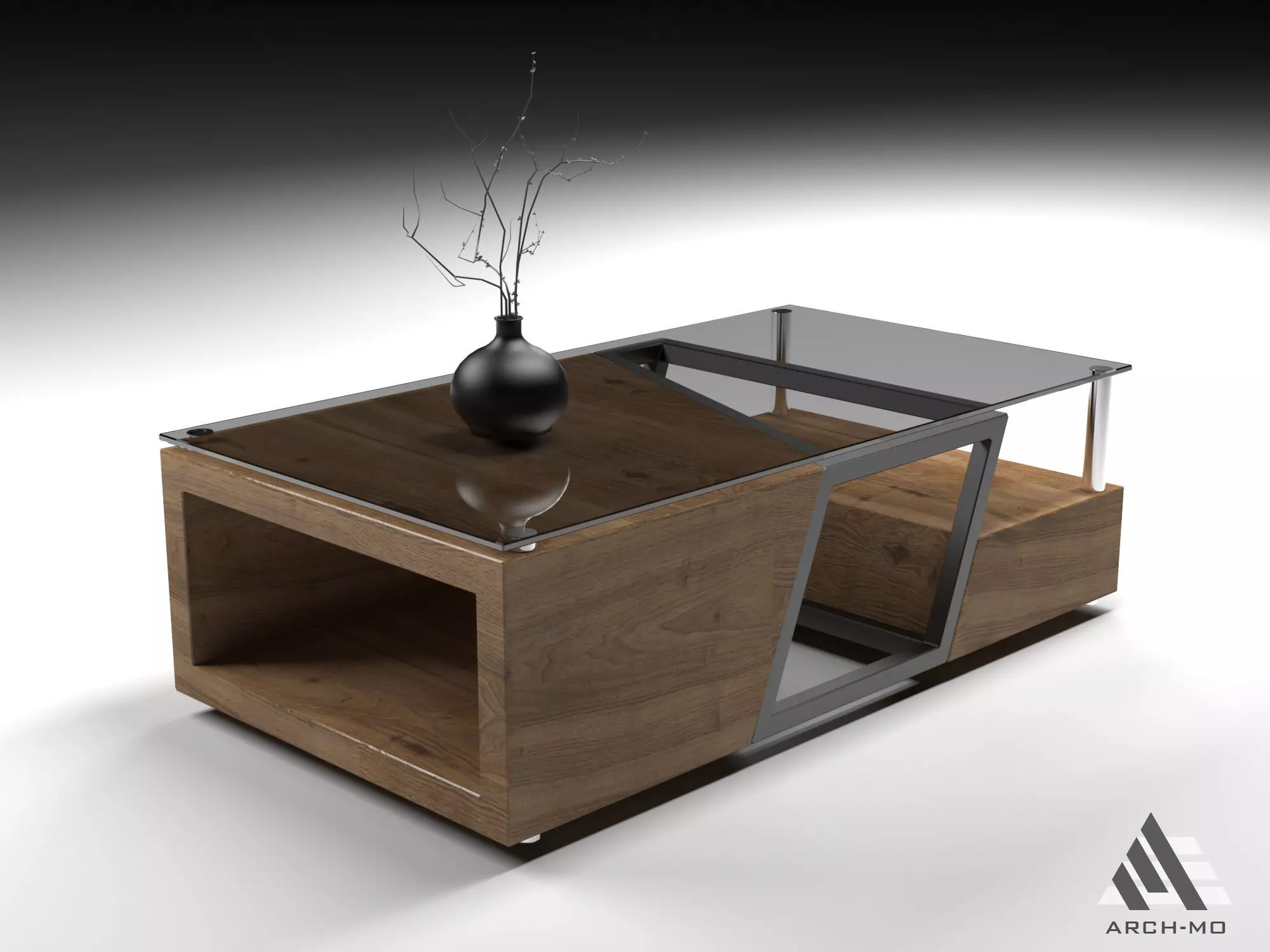 3D model Coffee table 02- furniture VR / AR / low-poly | CGTrader
