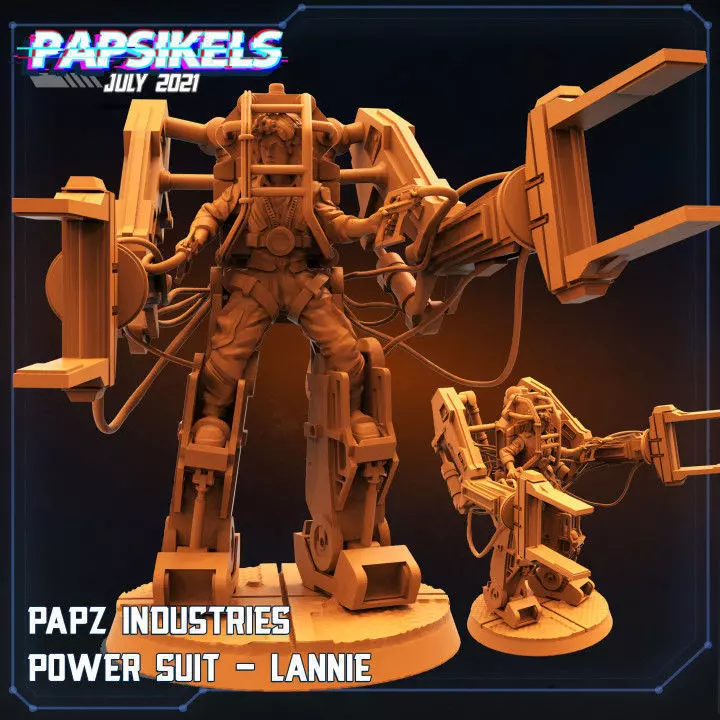 PAPZ INDUSTRIES POWERSUIT - LANNIE 3D print model_0
