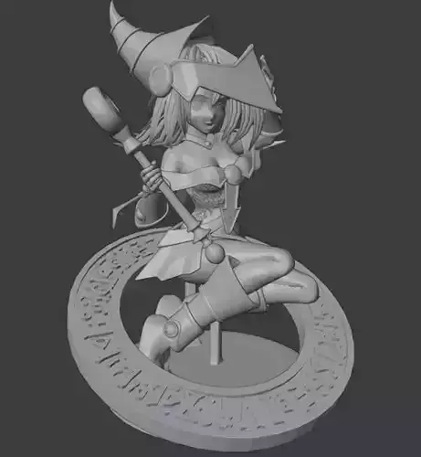 DARK MAGICIAN GIRL   ANIME 3D Print FIGURE