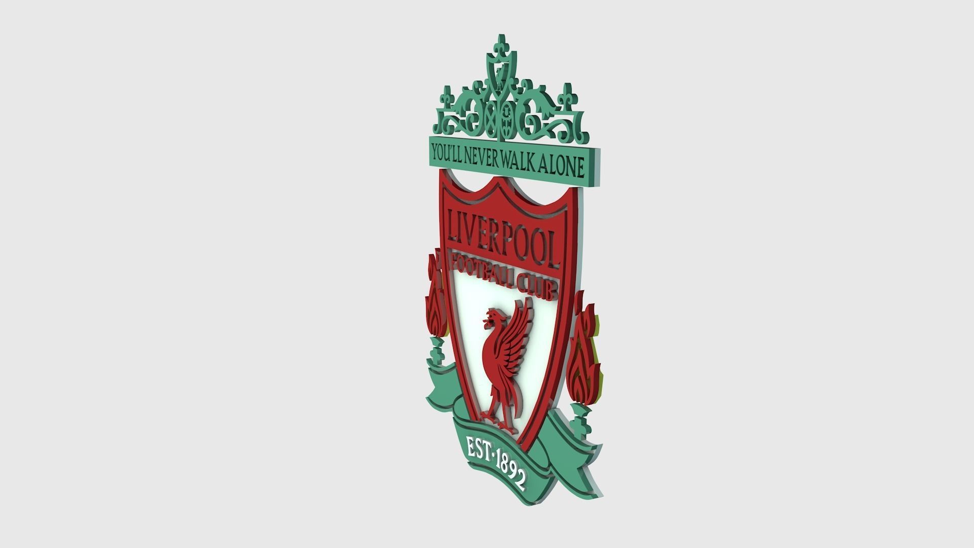 Liverpool Logo 3D model_2