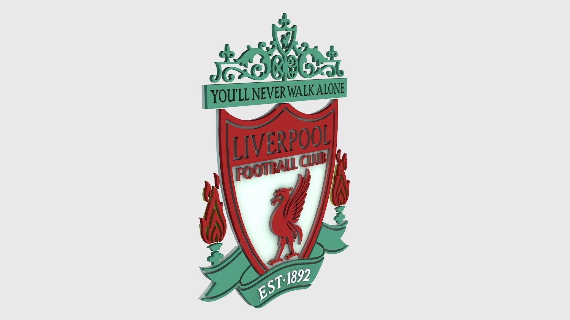 Liverpool Logo 3D model_3