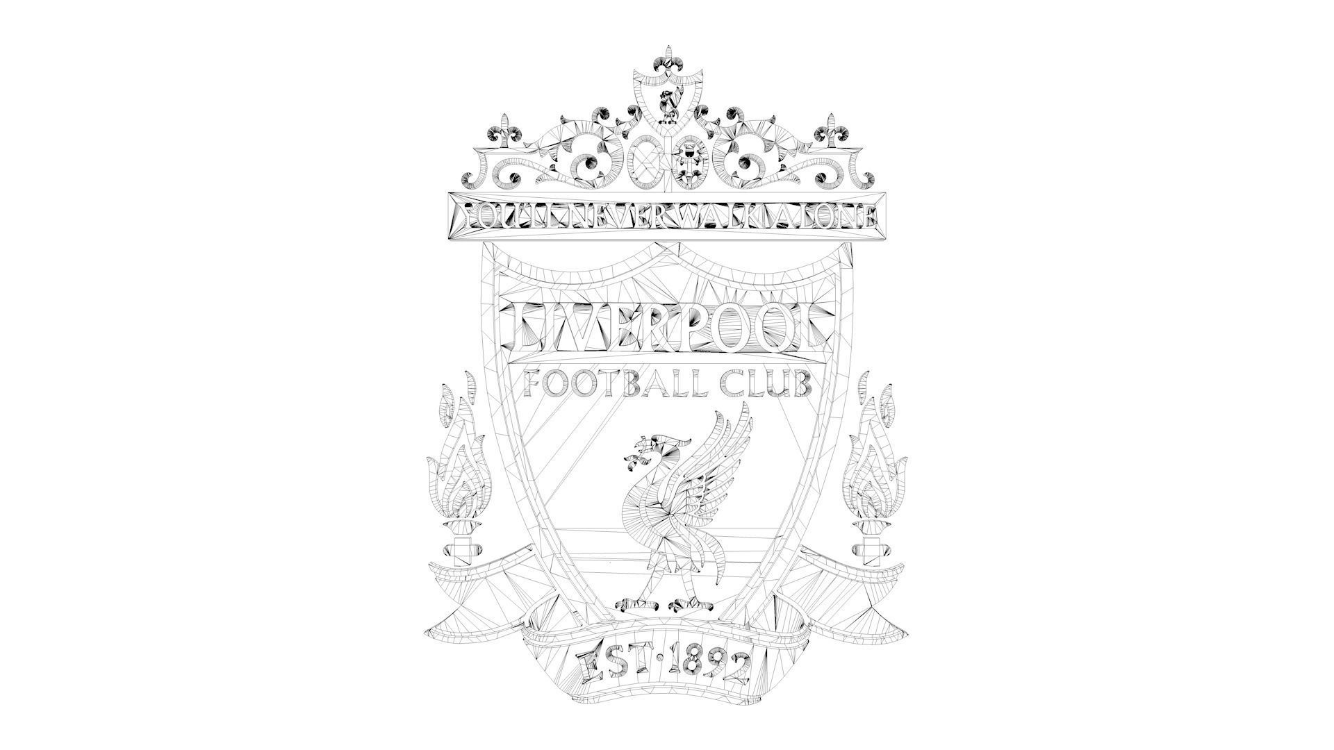 Liverpool Logo 3D model_6