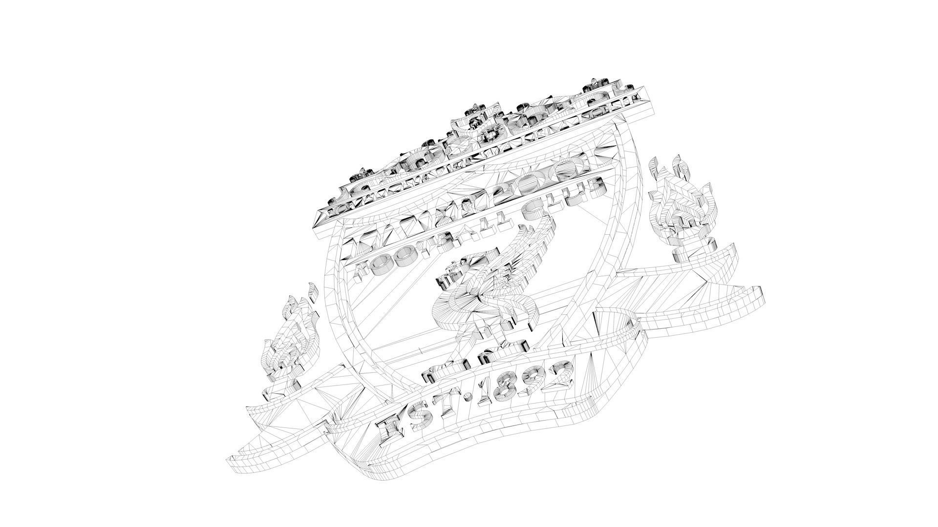 Liverpool Logo 3D model_7