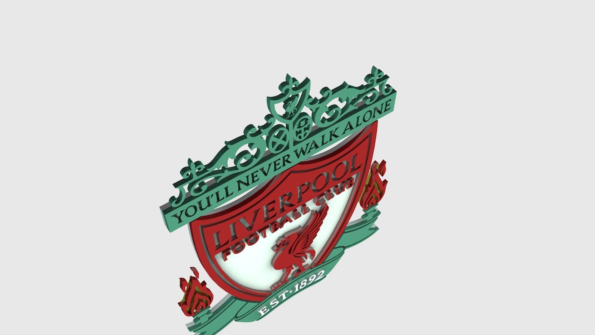 Liverpool Logo 3D model_4
