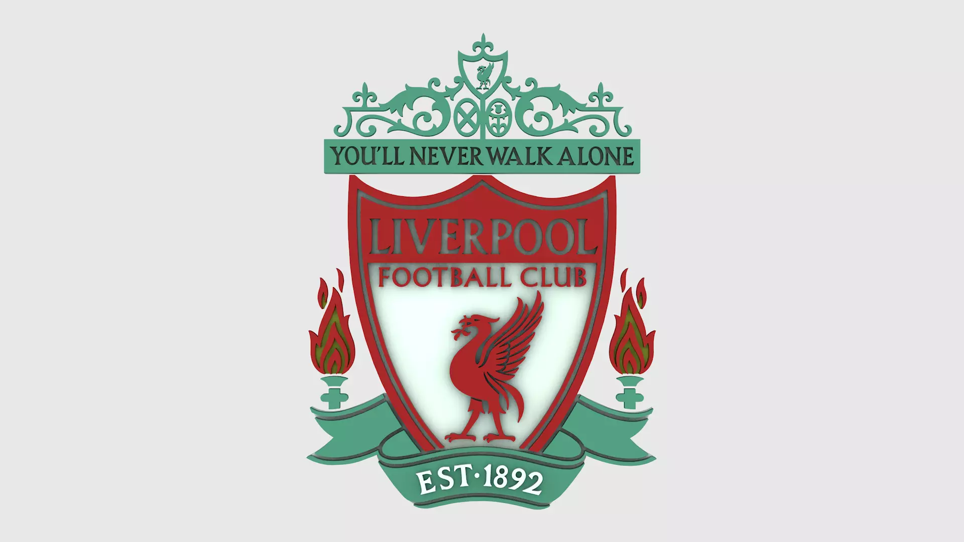 Liverpool Logo 3D model_0
