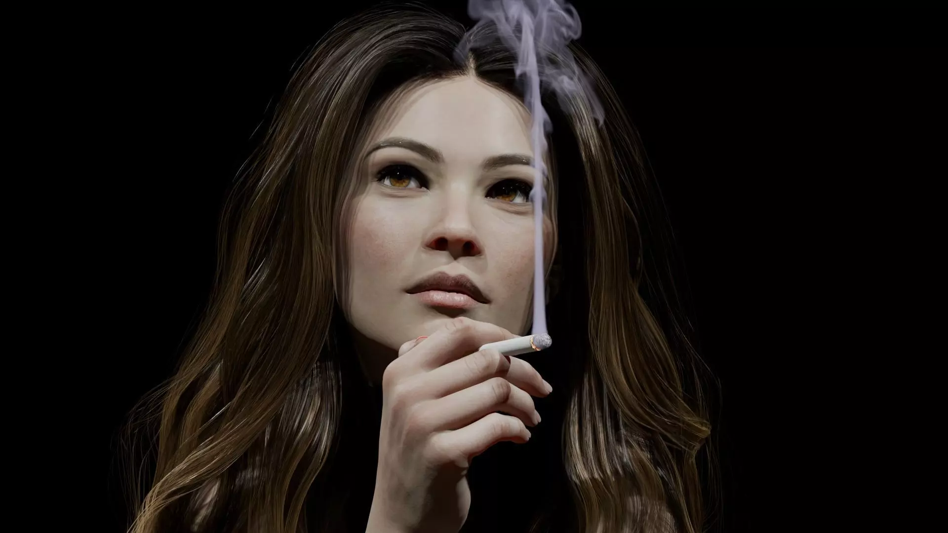 VDB free cigarette smoke Free 3D model