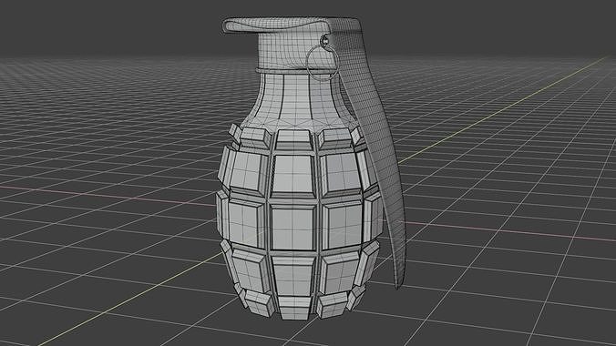 Hand grenade  Free 3D model