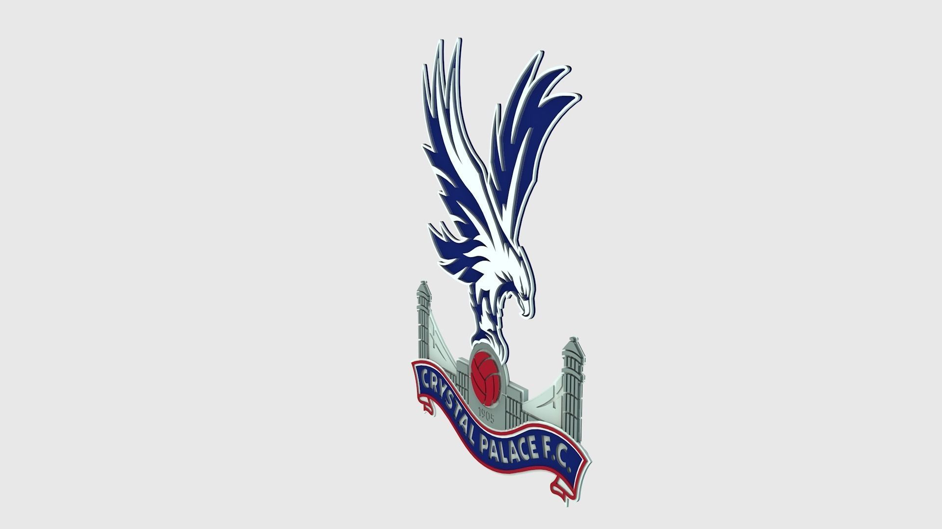 Crystal Palace Logo 3D model_2