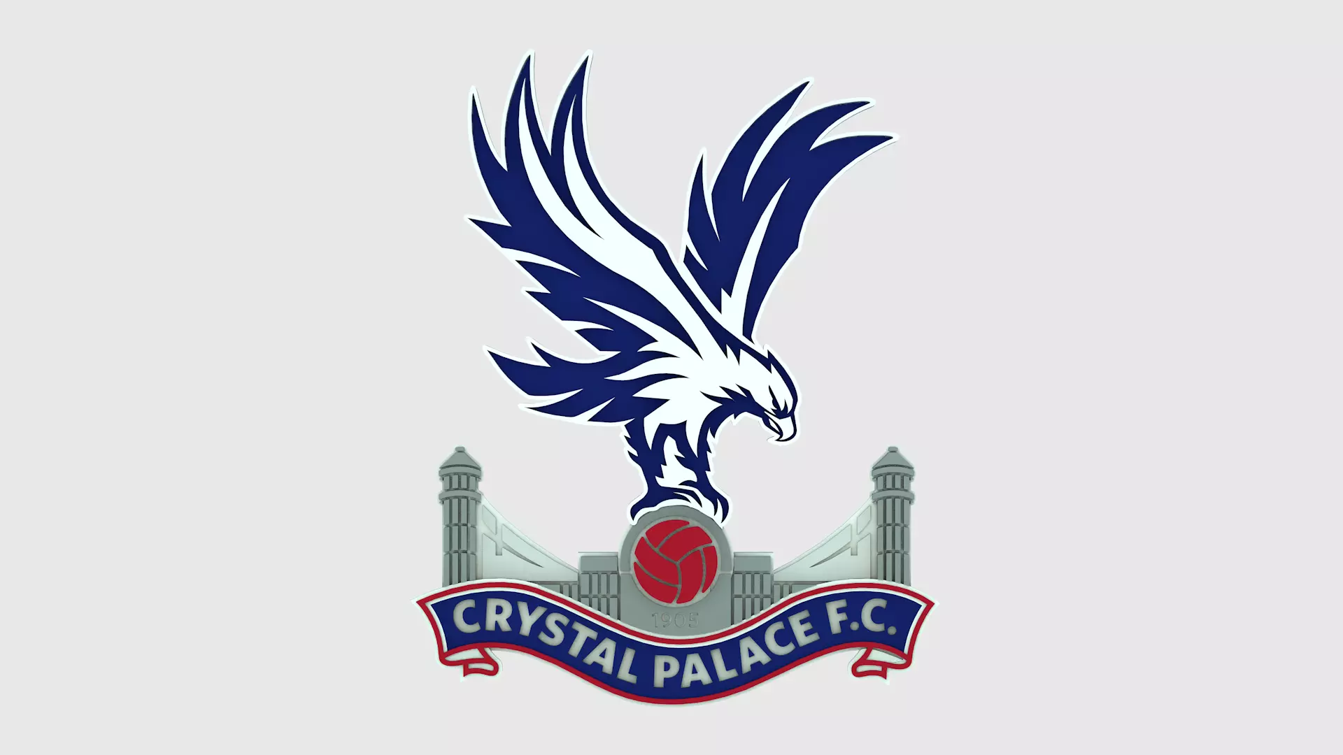 Crystal Palace Logo 3D model_0