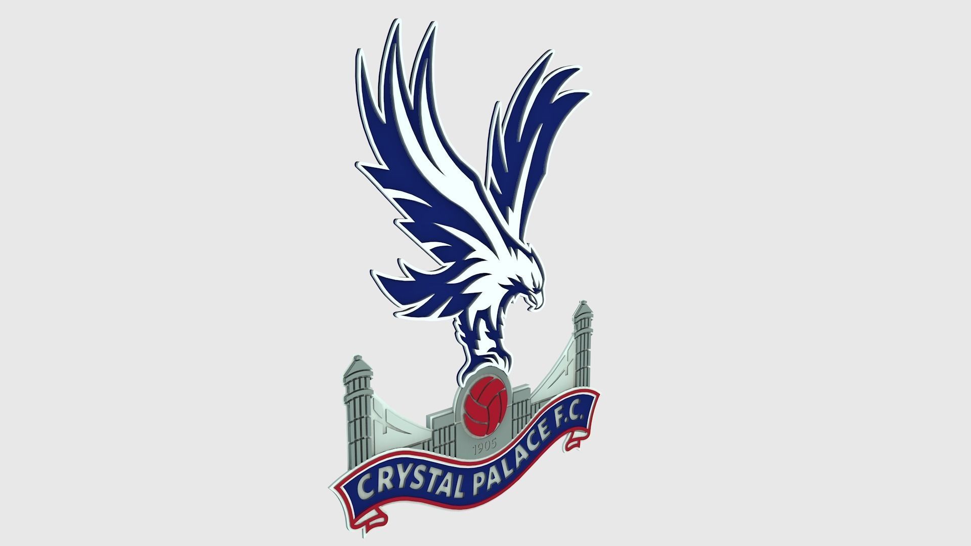 Crystal Palace Logo 3D model_3