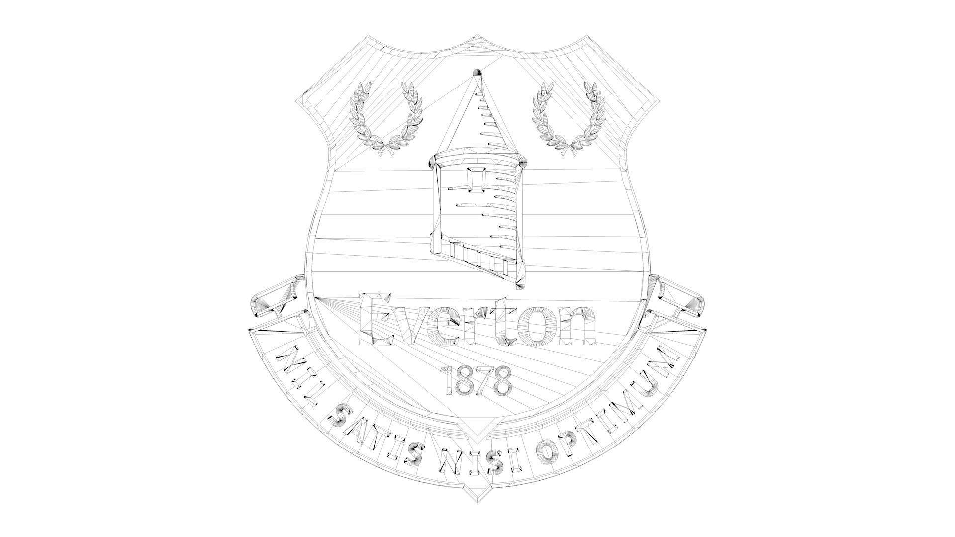 Everton Logo 3D model_6