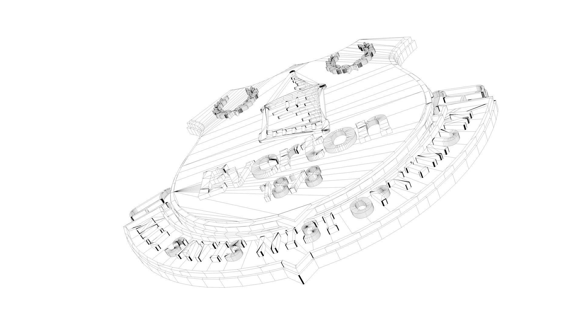 Everton Logo 3D model_7