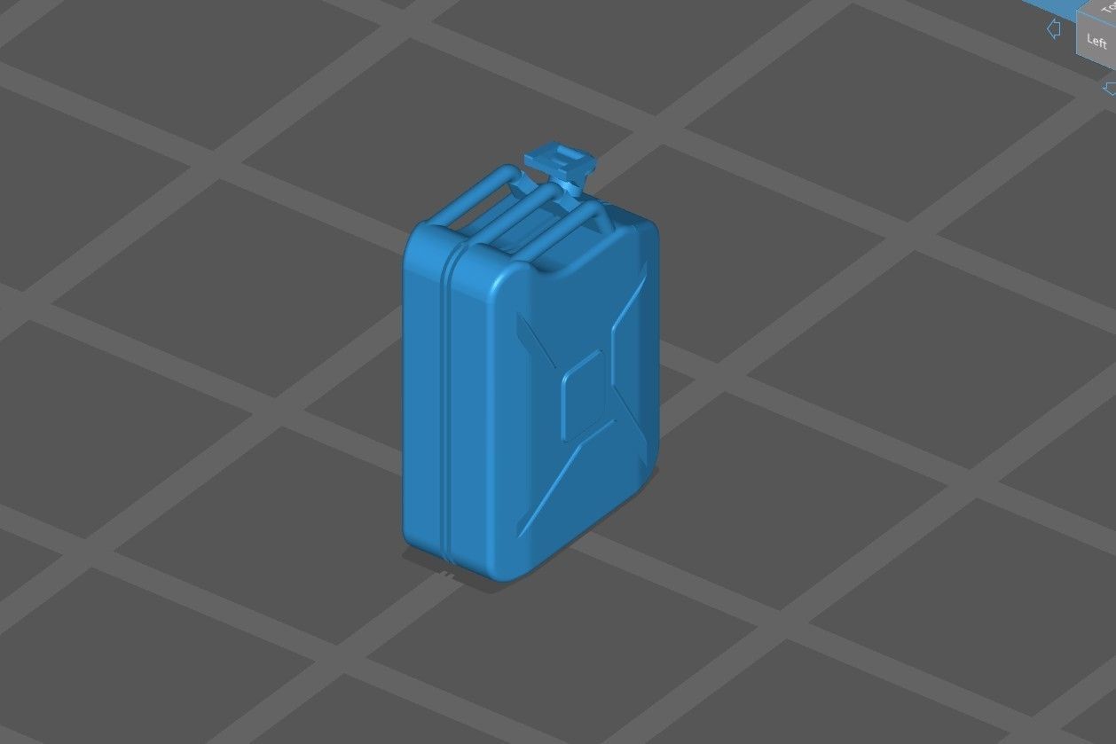 Metal canister 20L Scale model 1 43 3D print model_1