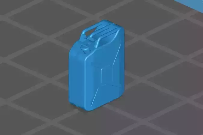 Metal canister 20L Scale model 1 43 3D print model