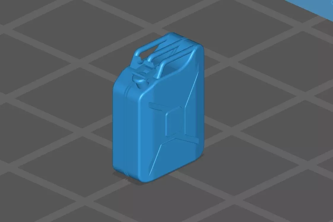 Metal canister 20L Scale model 1 43 3D print model_0
