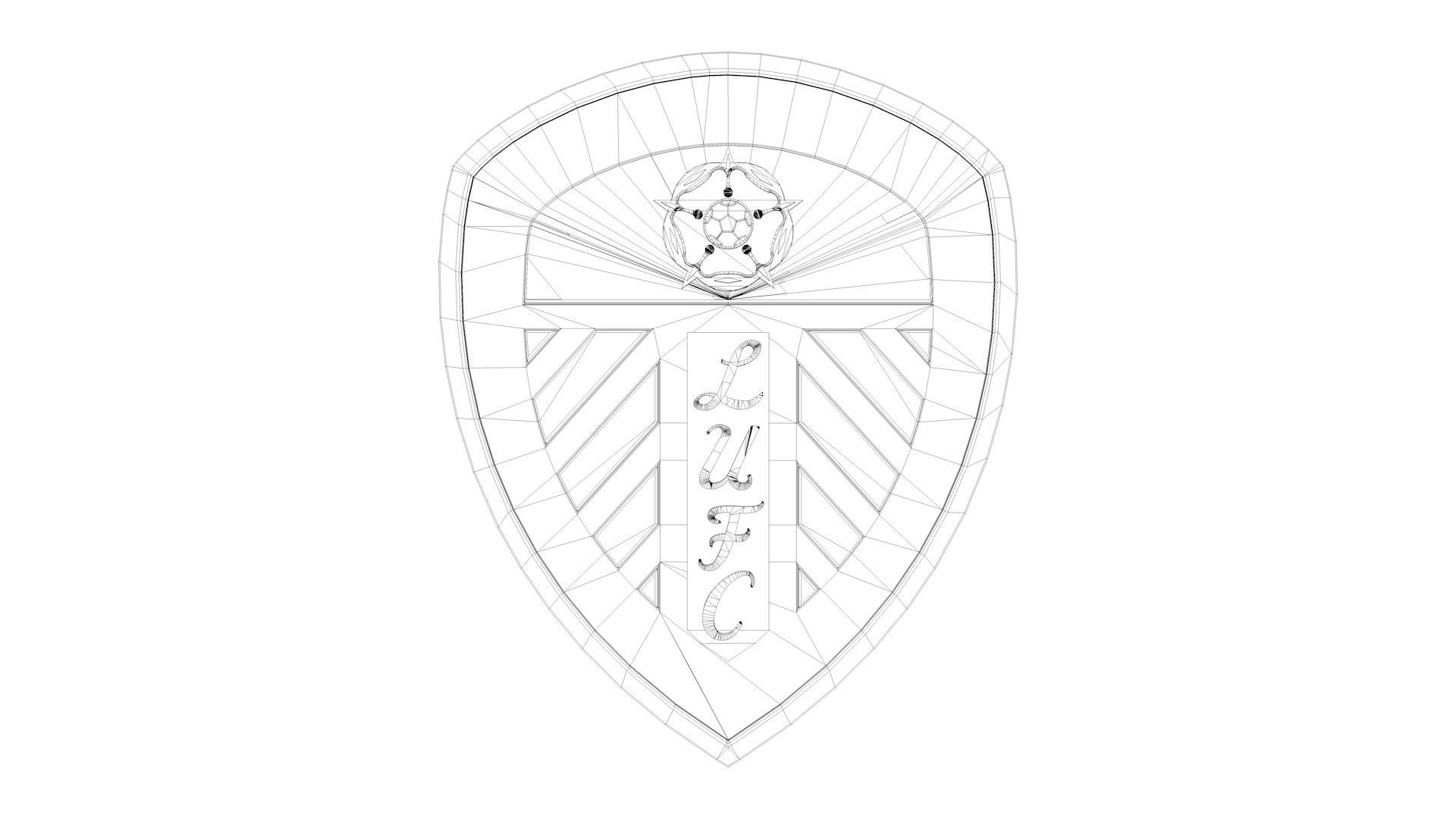 Leeds Logo 3D model_6