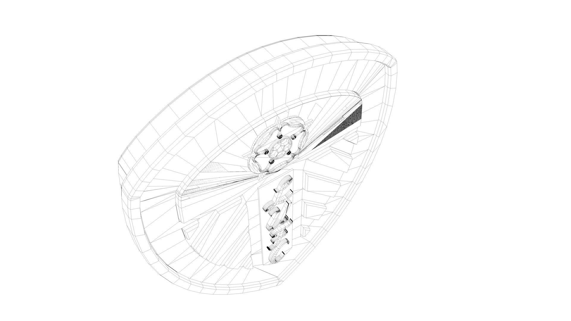 Leeds Logo 3D model_10