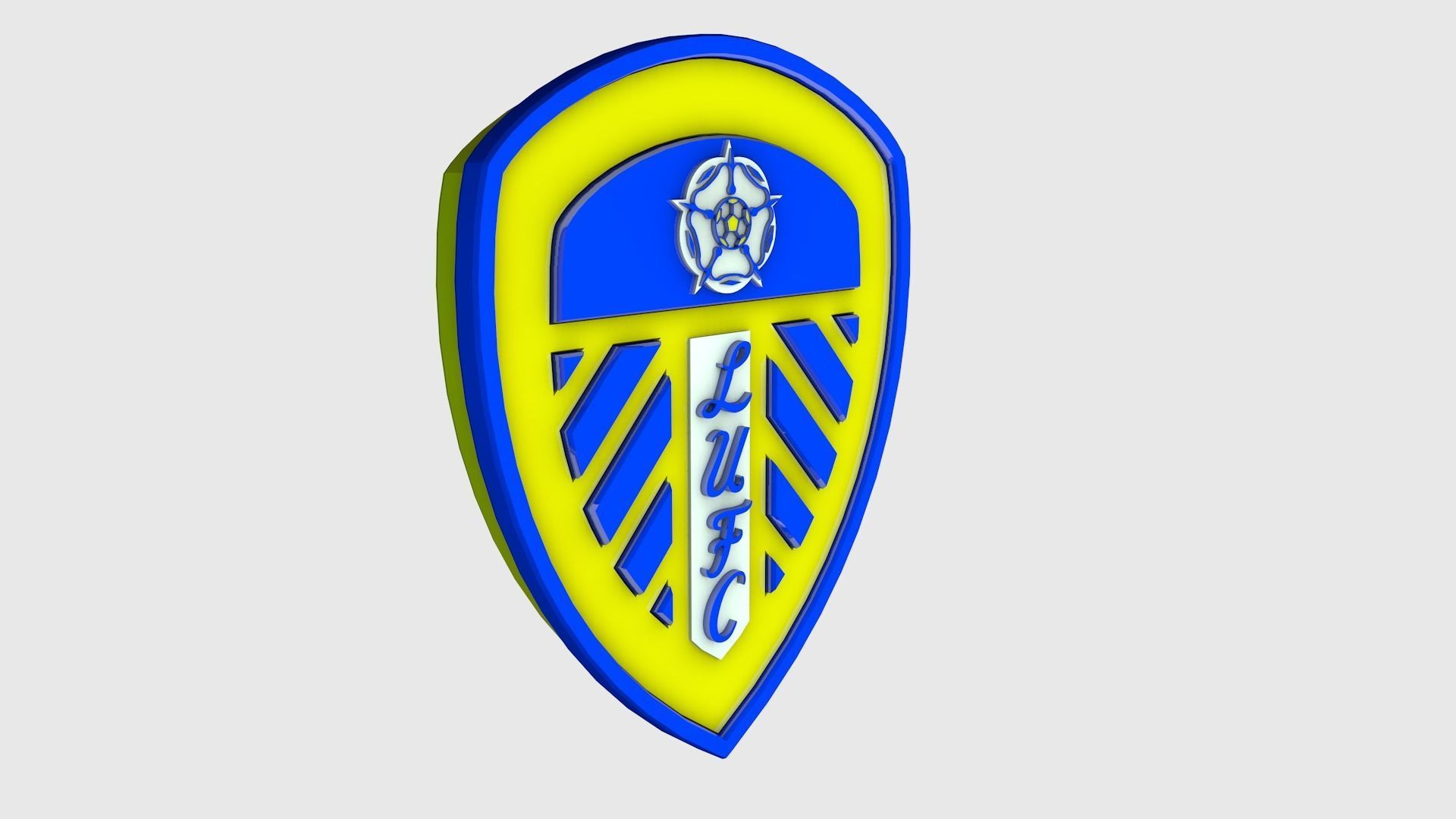 Leeds Logo 3D model_3
