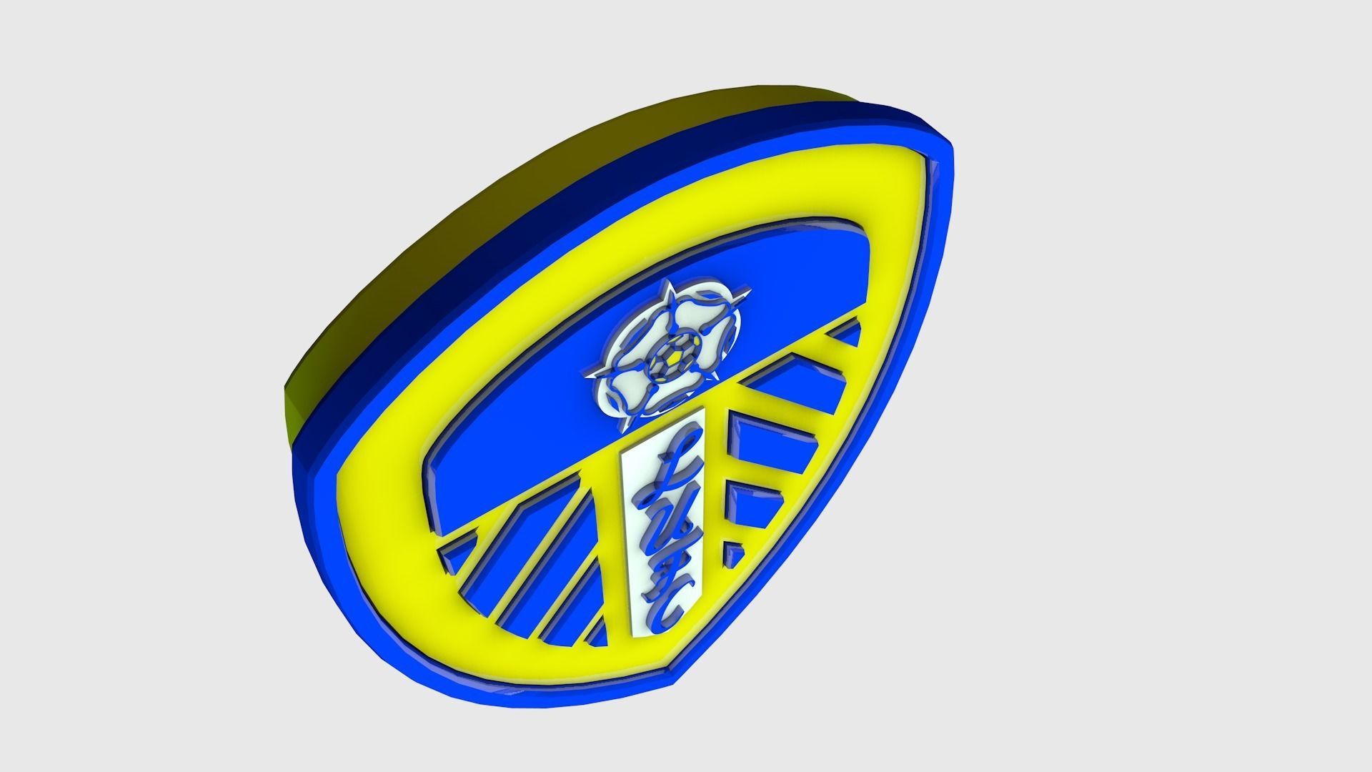 Leeds Logo 3D model_4