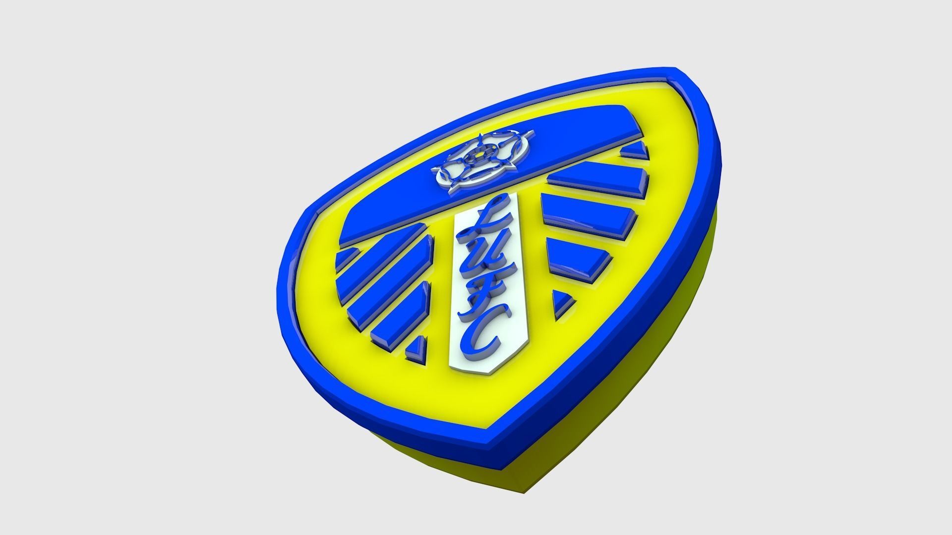 Leeds Logo 3D model_1
