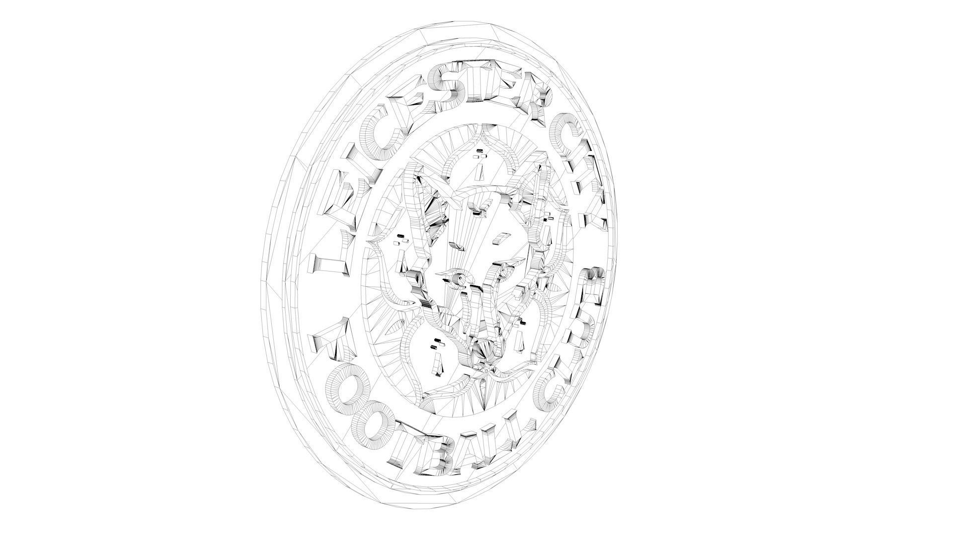 Leicester Logo 3D model_9