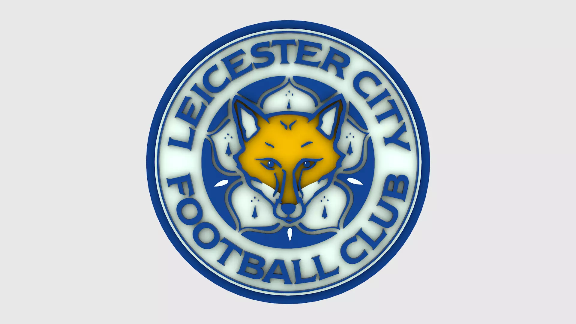 Leicester Logo 3D model_0