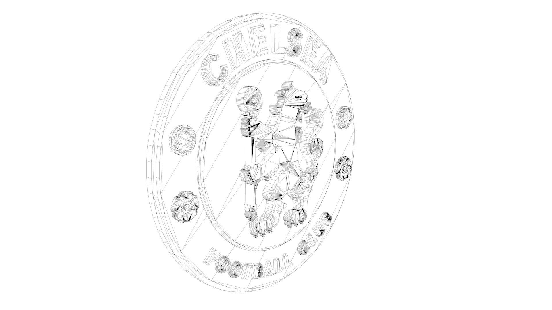 Chelsea Logo 3D model_9