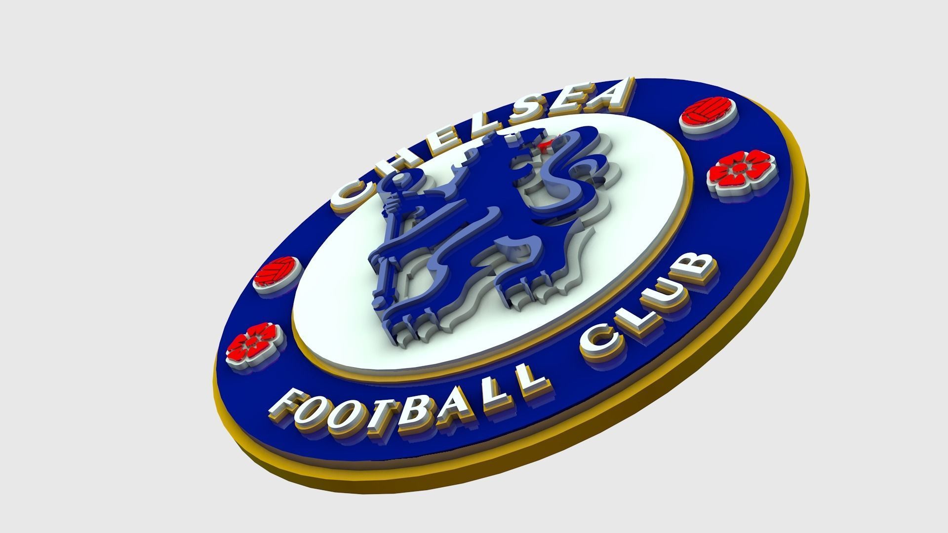 Chelsea Logo 3D model_1