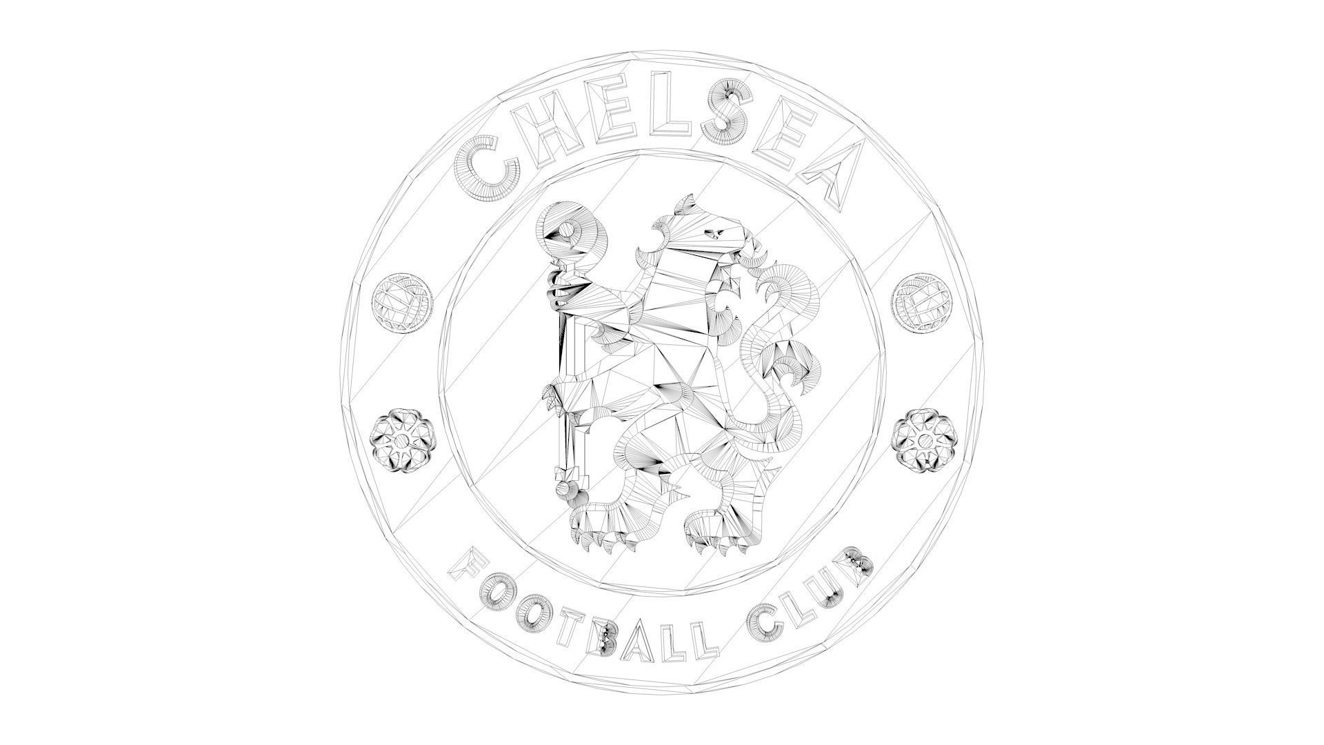 Chelsea Logo 3D model_6