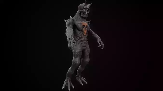 Monster hunter skull character fantasy 