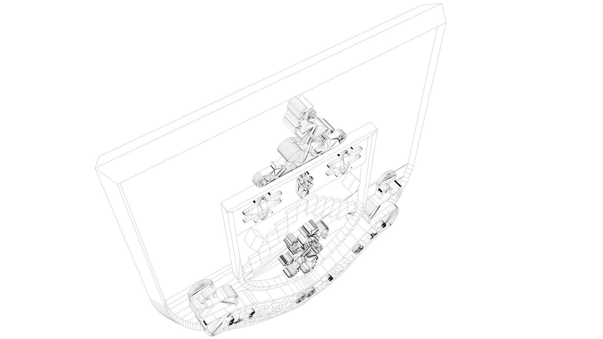 Burnley Logo 3D model_10