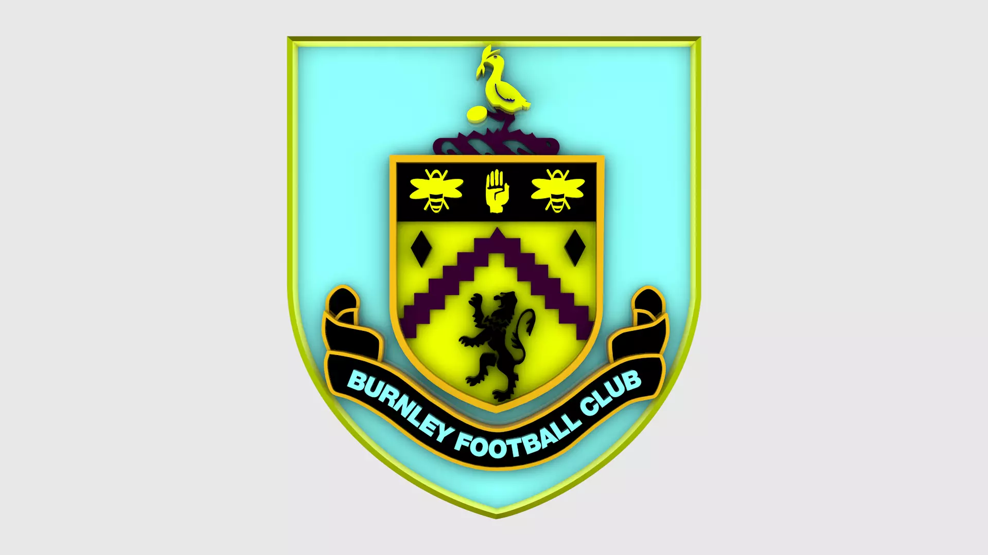 Burnley Logo 3D model_0