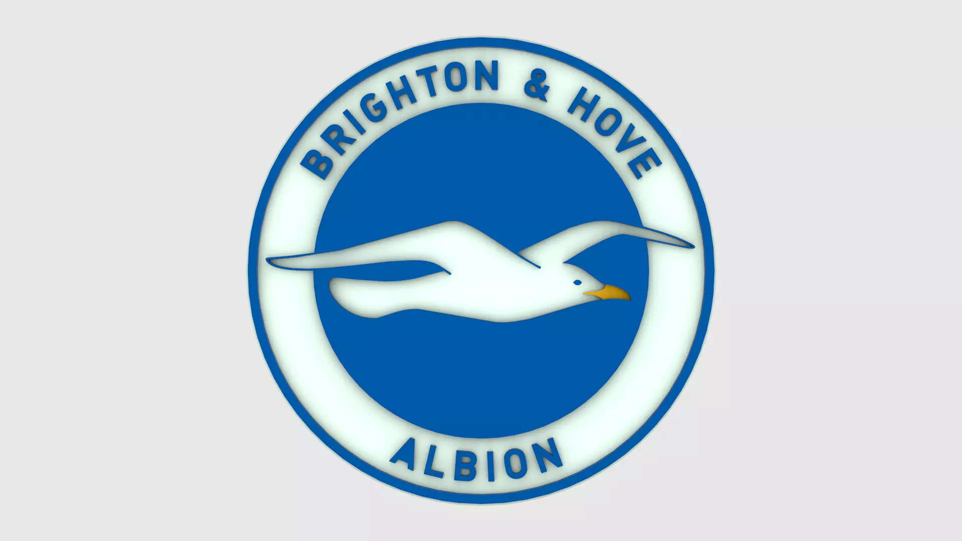 Brighton Logo 3D model_0