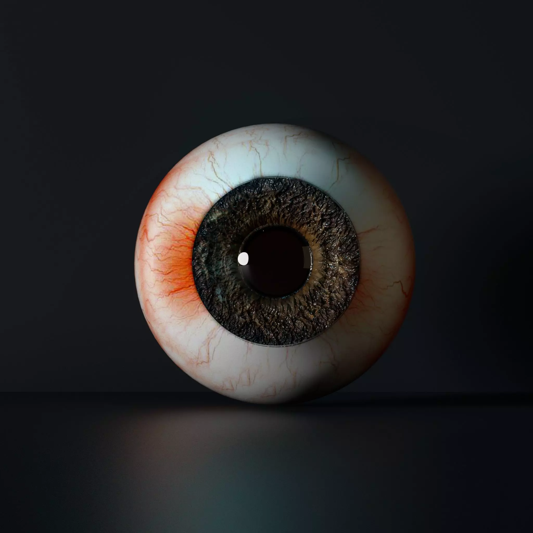 Realistic Human Eye Low-poly 3D model_0