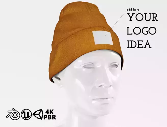 Beanie Hat Cap Winter - Brown PBR