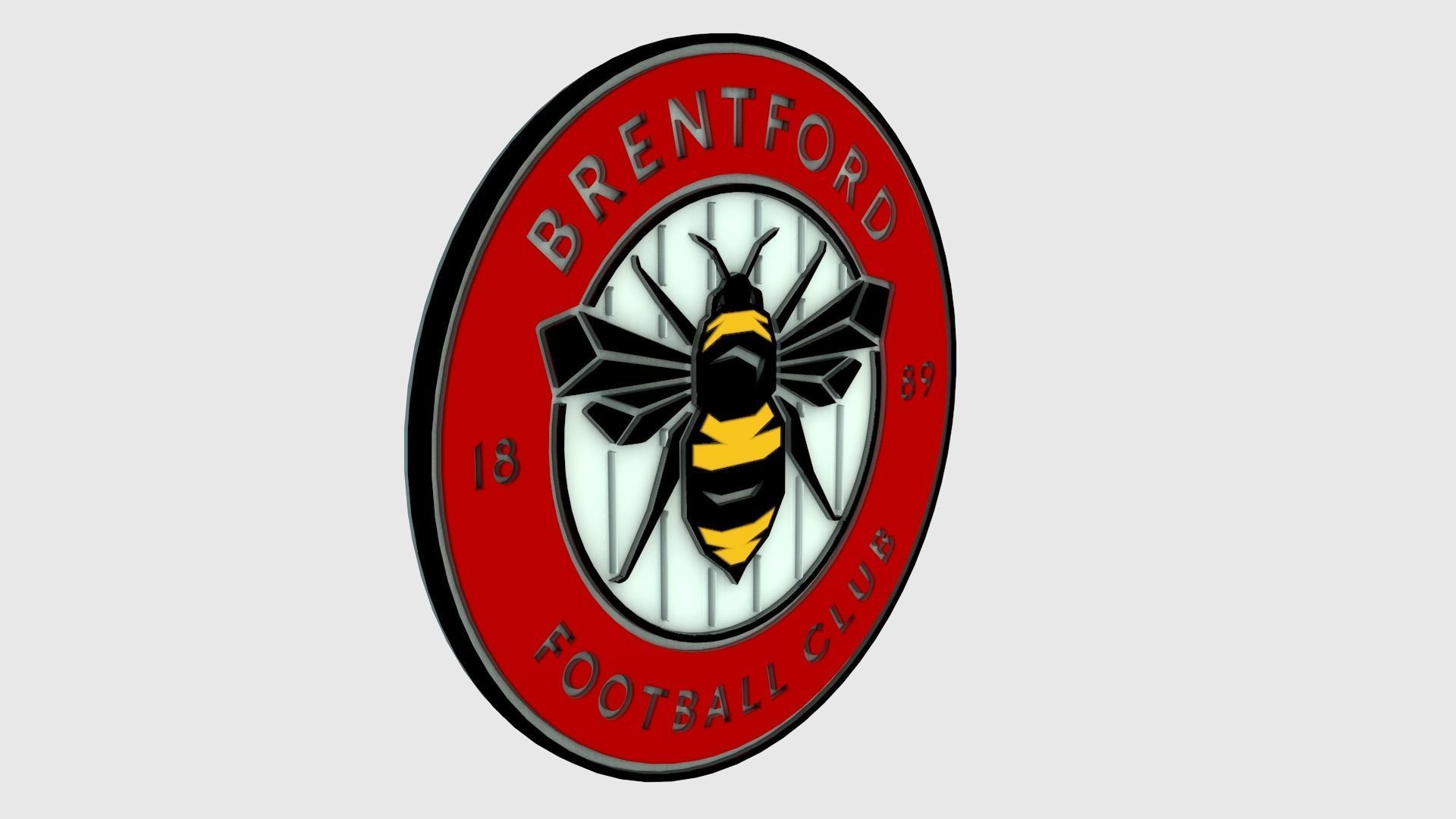 Brentford Logo 3D model_3