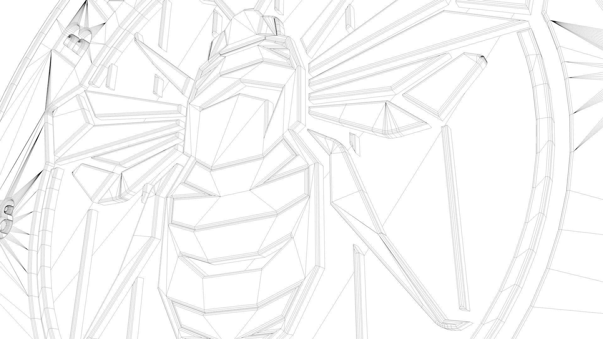 Brentford Logo 3D model_11