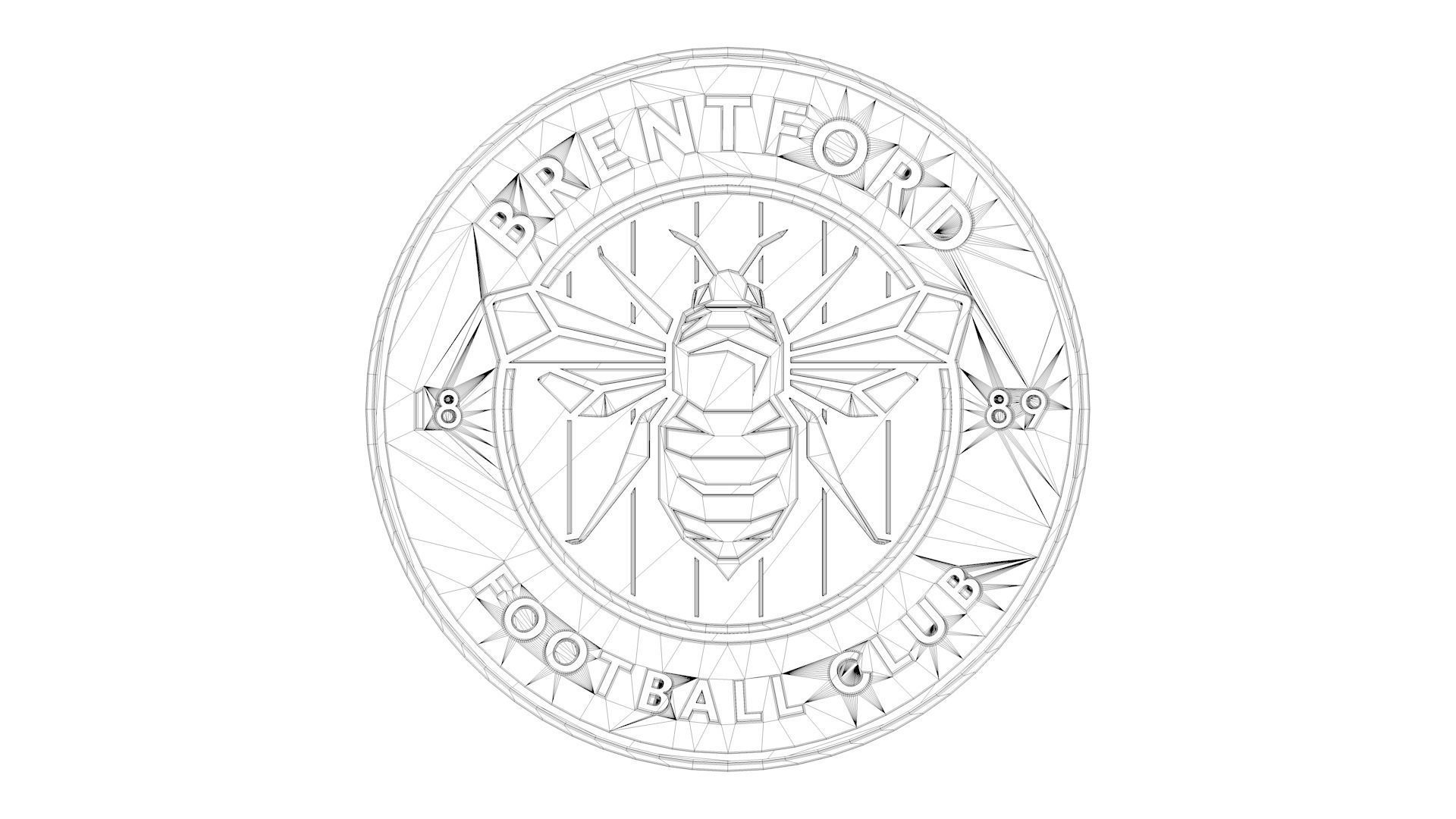 Brentford Logo 3D model_6