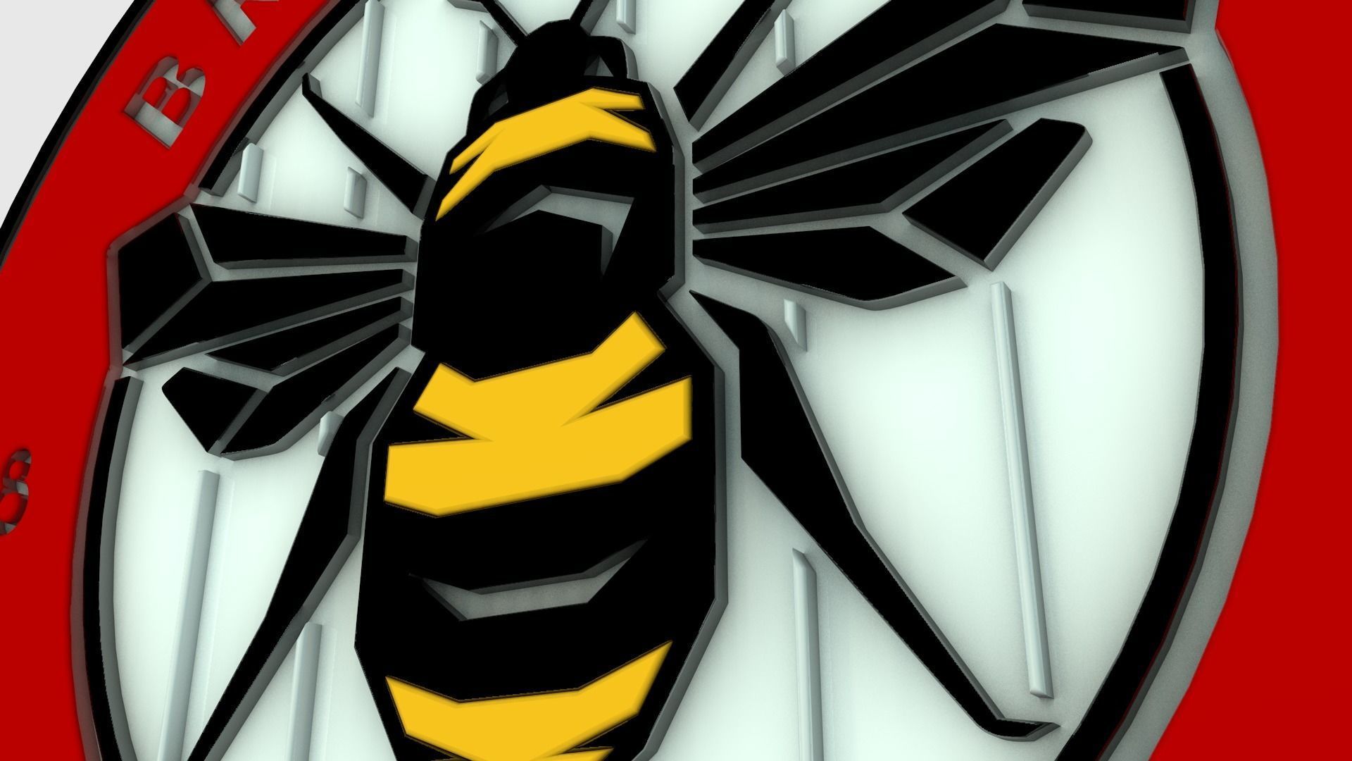 Brentford Logo 3D model_5