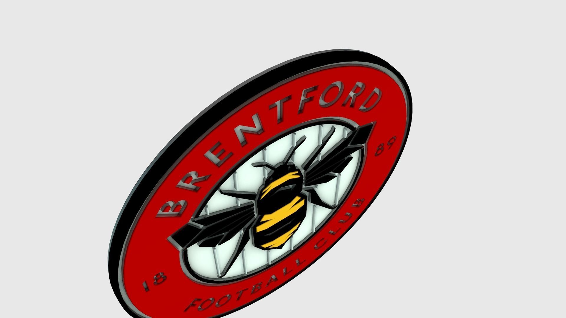 Brentford Logo 3D model_4