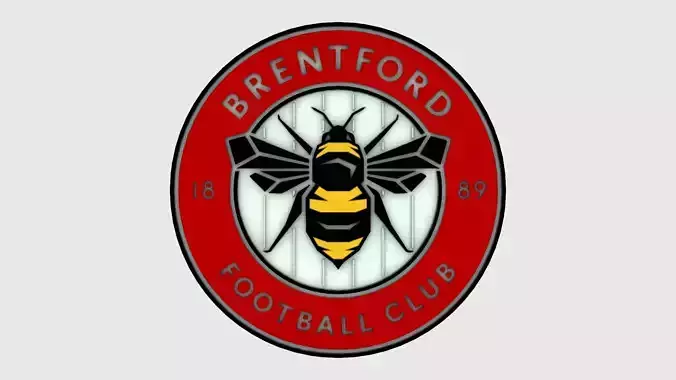 Brentford Logo 3D model