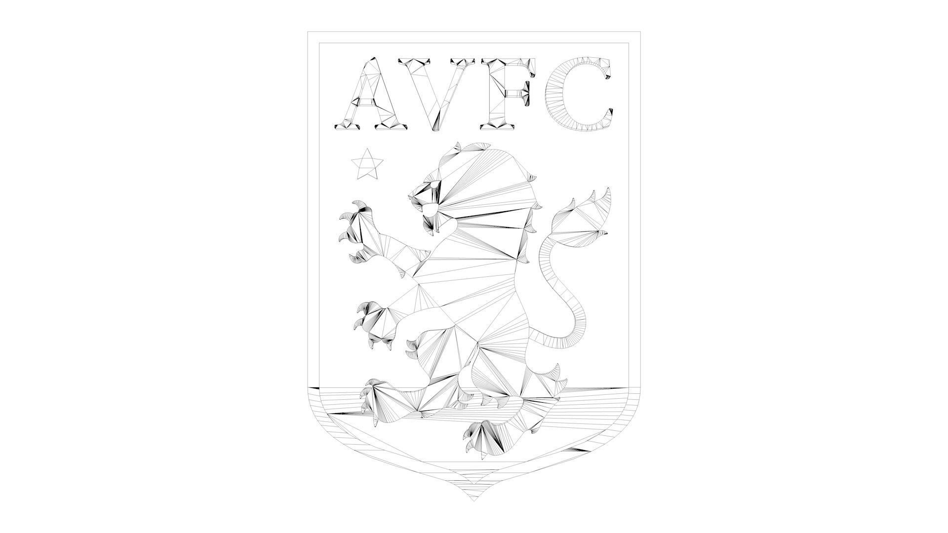 Aston Villa Logo 2025 3D model_12