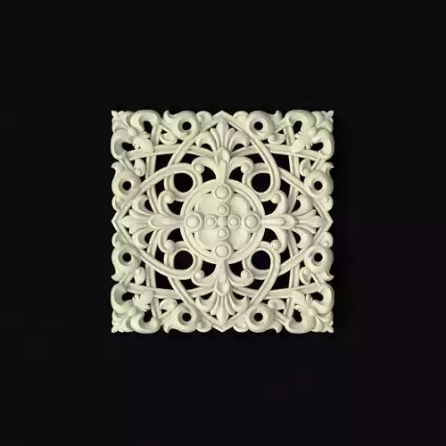 Central decor ornament for furniture