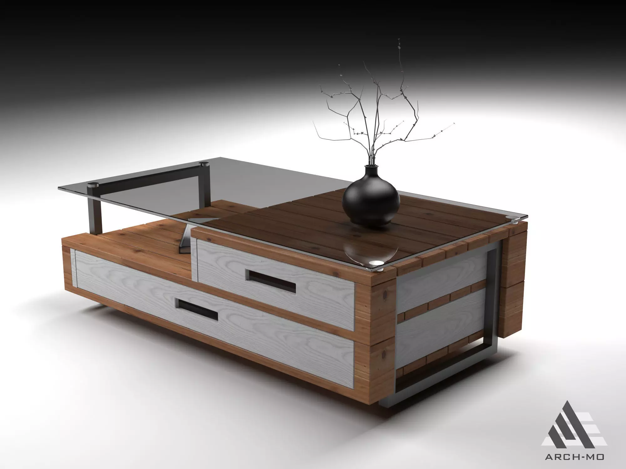 Coffee table 03- furniture Free low-poly 3D model_0