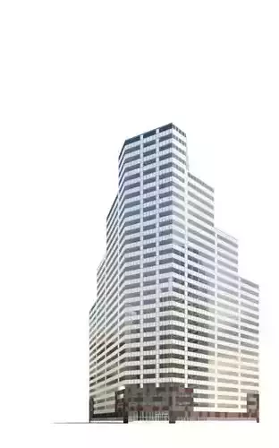 Tall Sleek Reflective Skyscraper